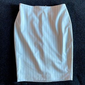 Striped pencil skirt